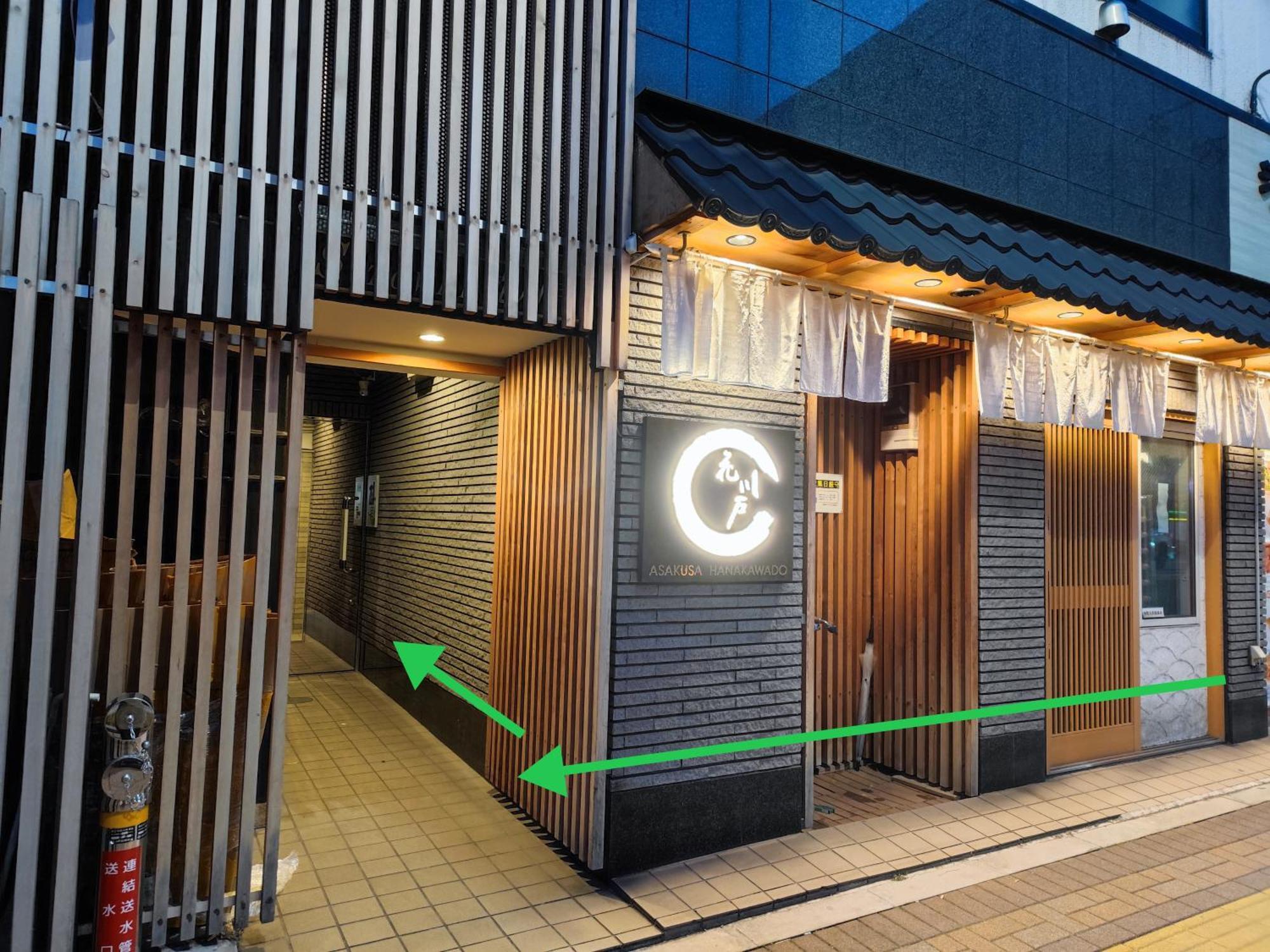 Asakusaーhanakawado Tokio Buitenkant foto